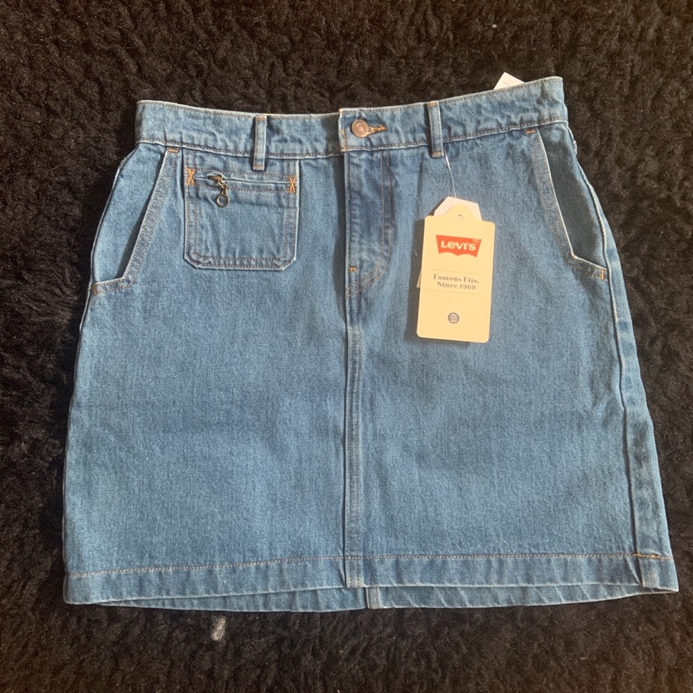 Levi's Orange Tag Denim Skirt - Picture 2 of 10